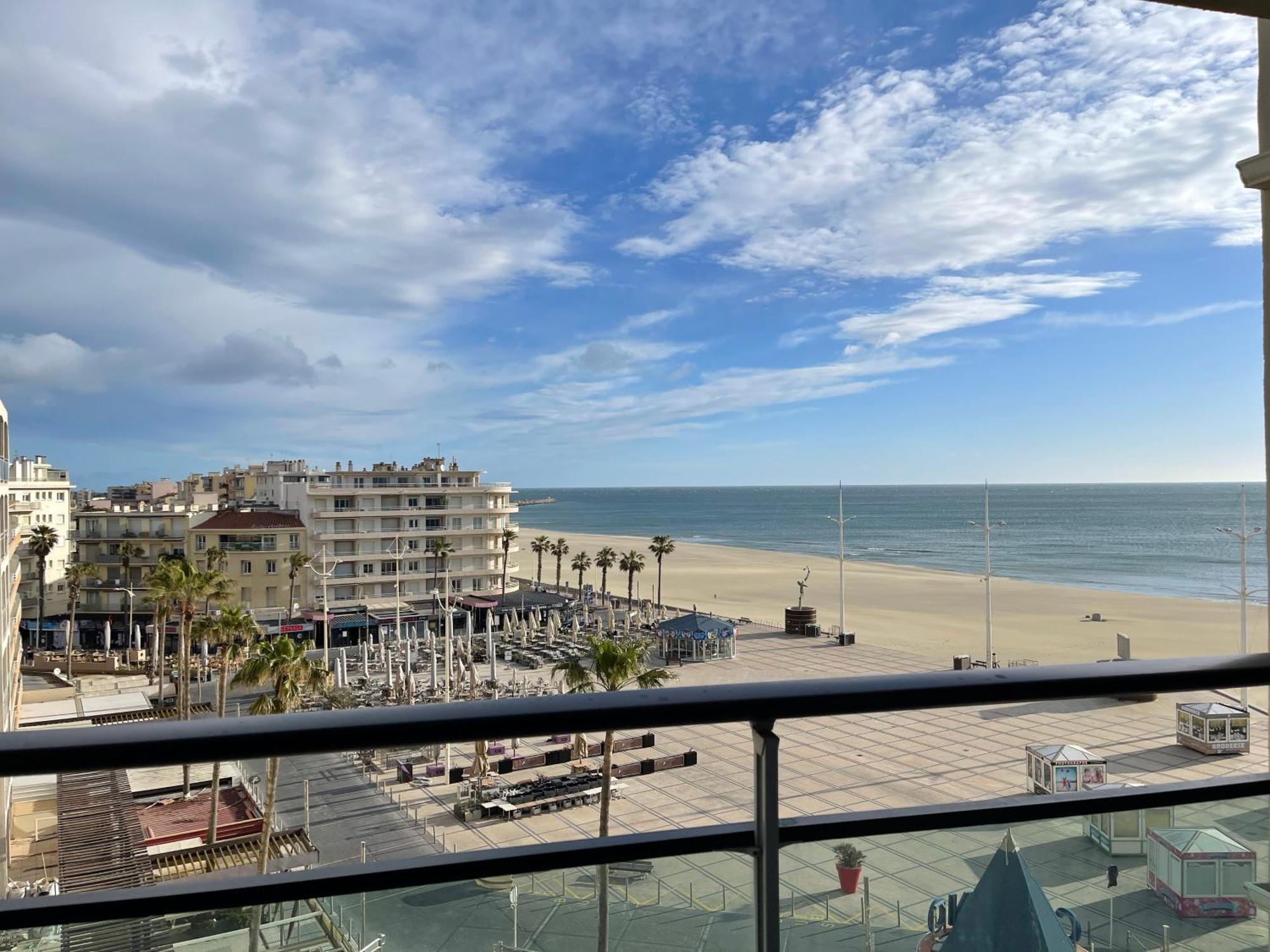 T2 Vue Mer Canet Plage - Le Petit Paradis Extérieur photo