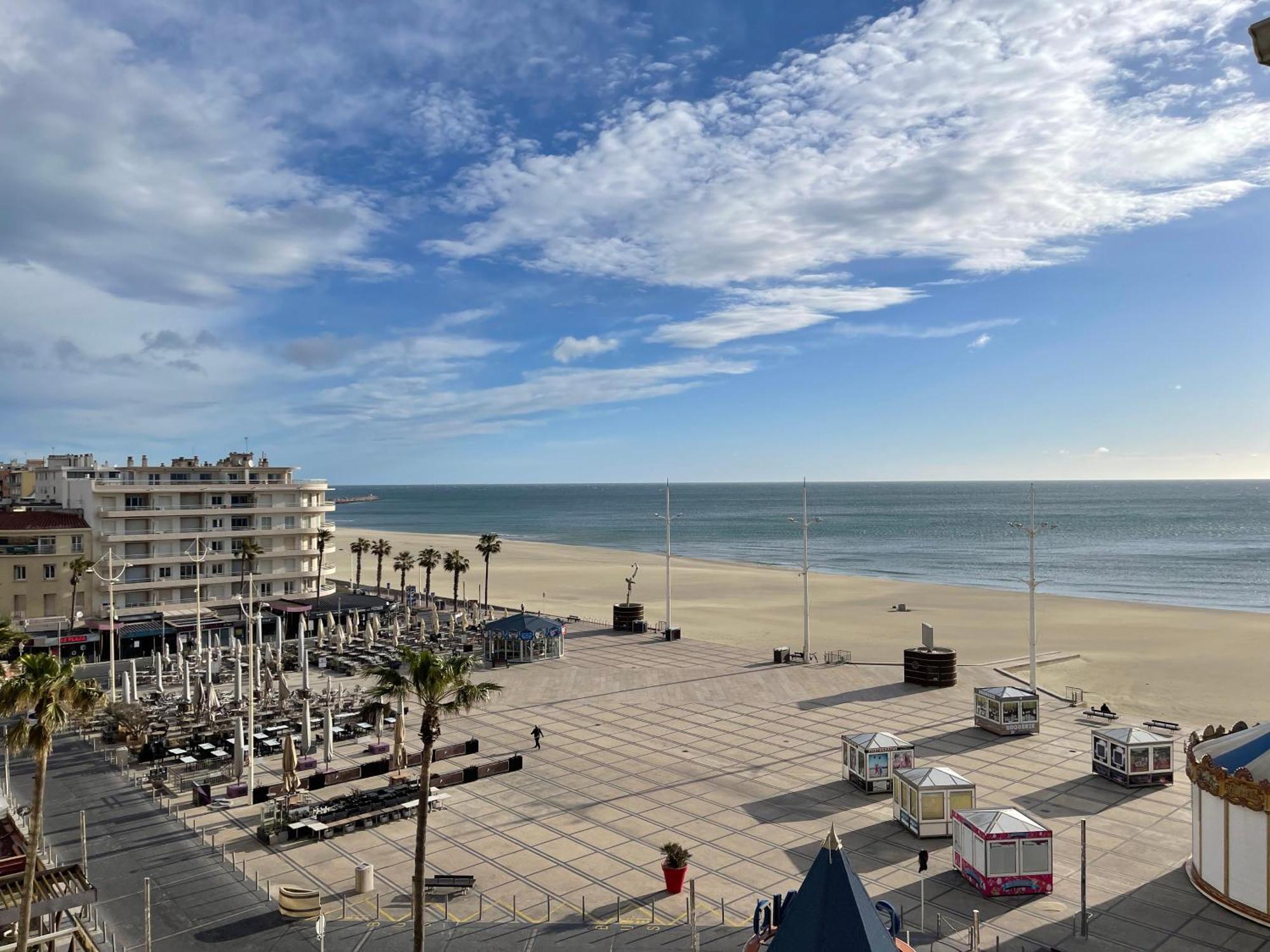 T2 Vue Mer Canet Plage - Le Petit Paradis Extérieur photo