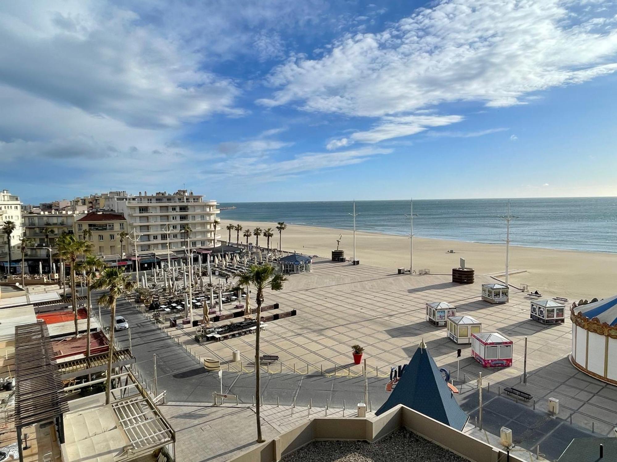 T2 Vue Mer Canet Plage - Le Petit Paradis Extérieur photo