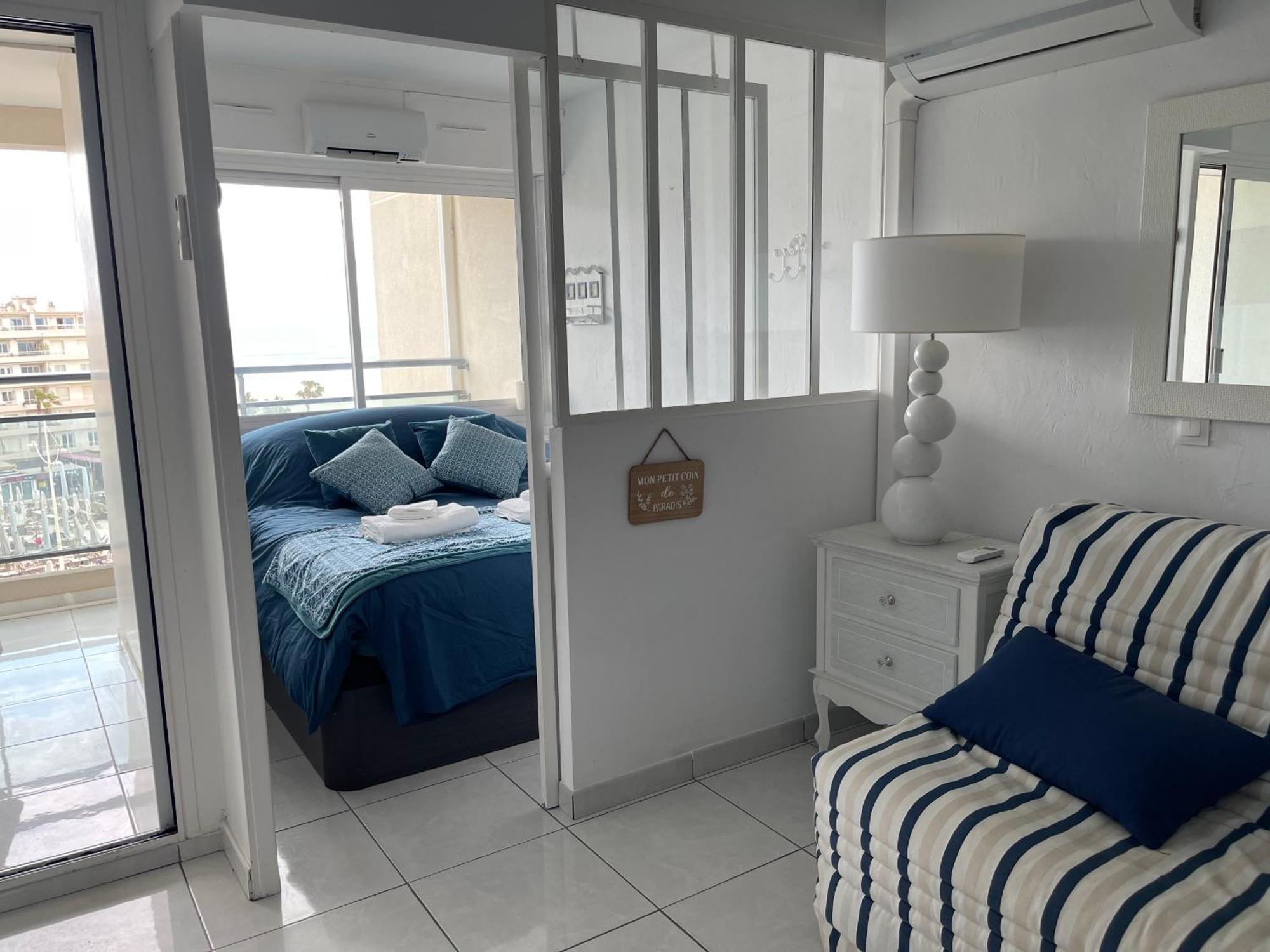 T2 Vue Mer Canet Plage - Le Petit Paradis Extérieur photo